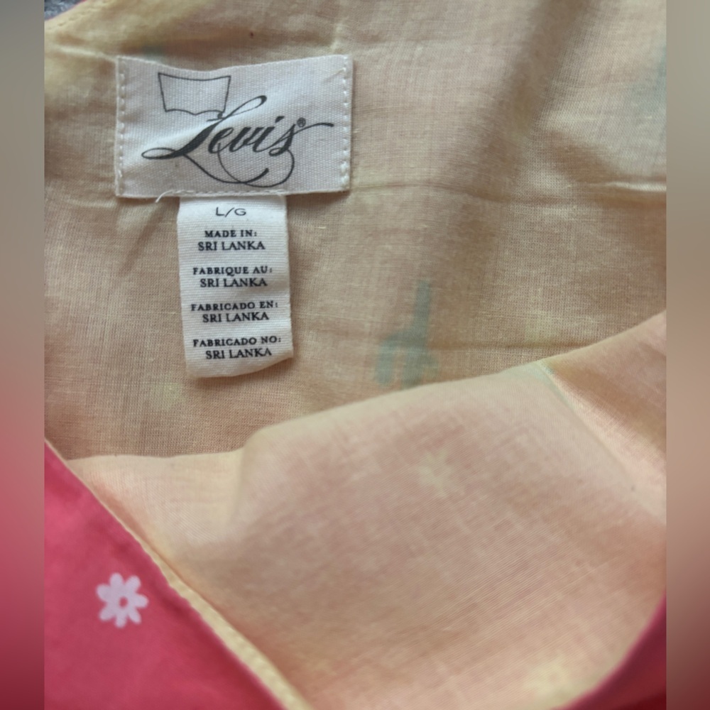 Levi's | Cactus Floral Dress| Mid Length Size Large - Picture 8 of 10